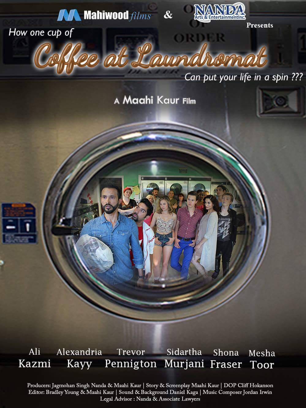 Coffee at Laundromat